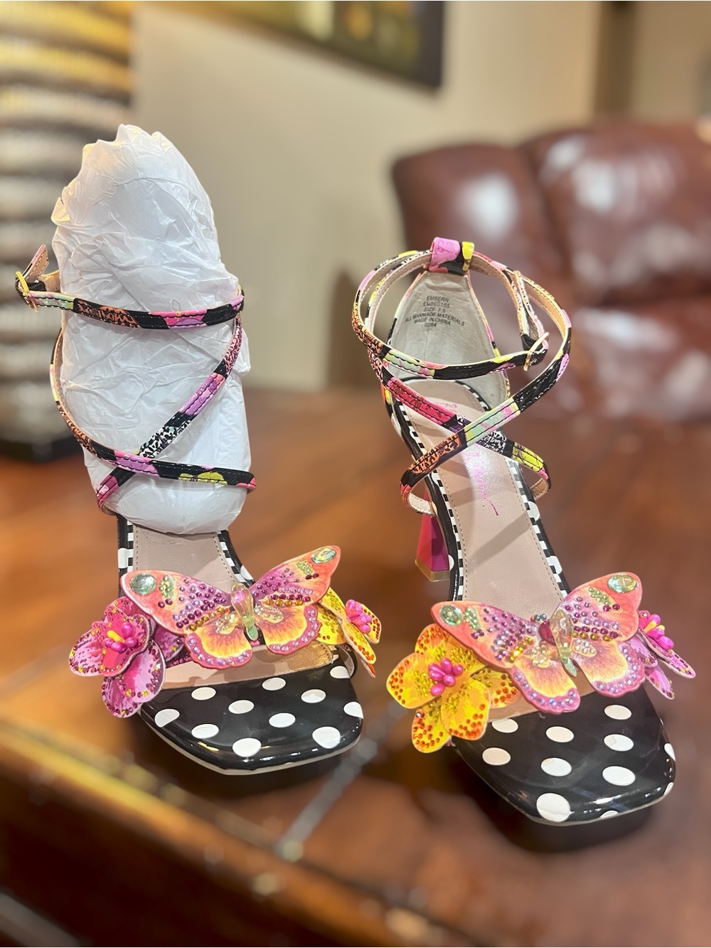 Betsey Johnson Emberr Heeled Sandal